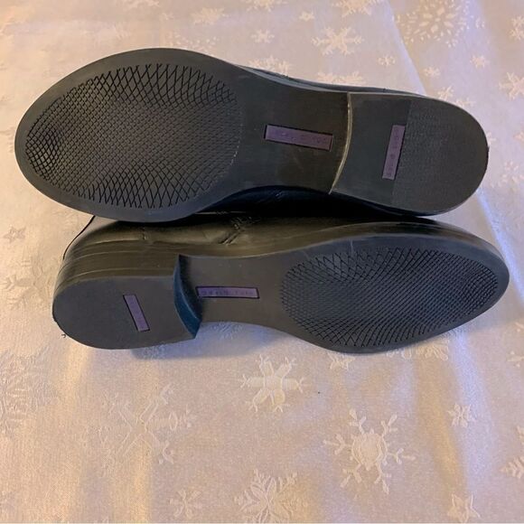 David Tate Black Leather Ankle Boots Zippers on Each Side Sz 10.5 Gorgeous - Picture 7 of 7